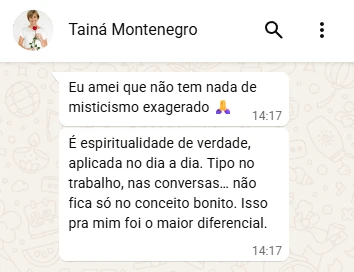 Curso de Espiritualidade aplicada no dia a dia — imagem 4